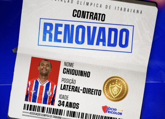 Chiquinho renova com o Itabaiana – Futebol Sergipano
