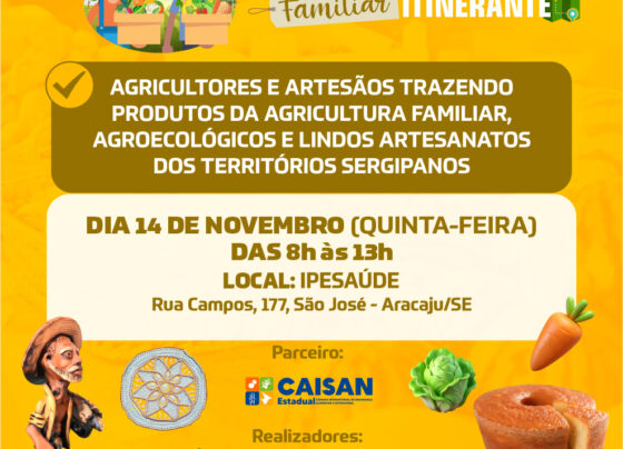 feira da agricultura familiar itinerante no ipesaúde