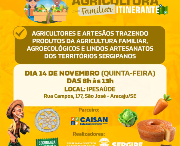 feira da agricultura familiar itinerante no ipesaúde