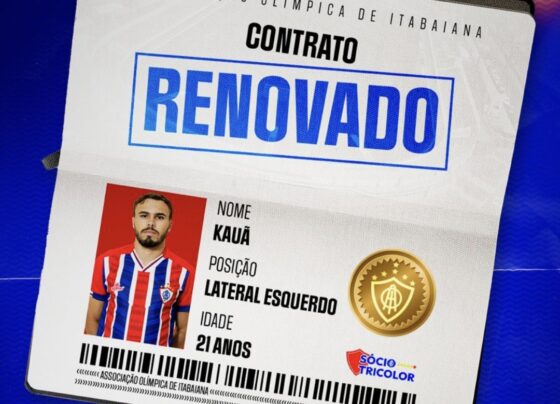 Itabaiana contrata lateral-esquerdo – Futebol Sergipano