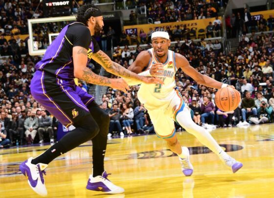 Thunder conta com recital de Shai para vencer os Lakers em noite fraca de LeBron e Davis