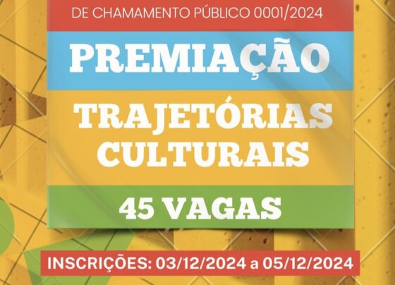 Município de Nossa Senhora do Socorro abre inscrições para o edital de trajetórias culturais
