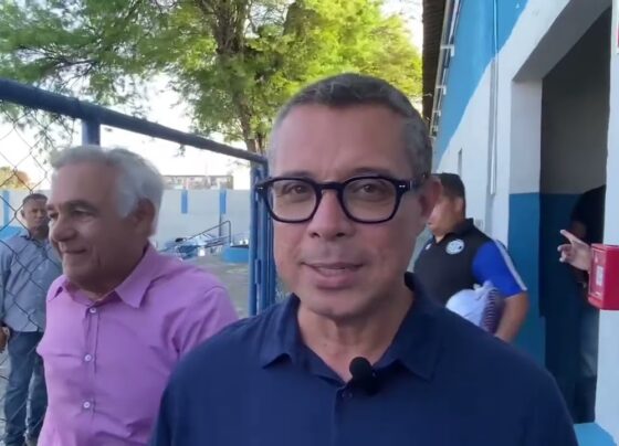 Presidente Pedro Dantas fala sobre a visita do Governador e do ex presidente do Flamengo