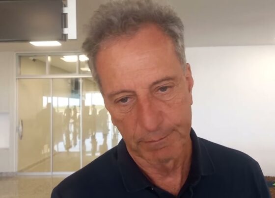 Rodolfo Landim conversa com Mário Bezerra a respeito da SAF no Dragão.