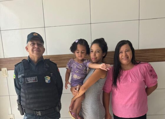 Avó pede ajuda a policiais militares para conduzir neta até unidade de saúde – P.M.S.E.