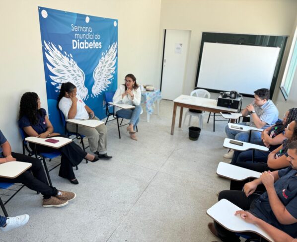 janeiro branco no ipesaúde roda de conversa no centro de diabetes