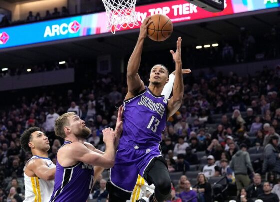 Kings vencem os Warriors em noite de recorde para Gui Santos na NBA