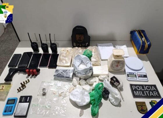 PM prende dois homens por porte ilegal de arma de fogo e tráfico ilícito de drogas em São Cristóvão – P.M.S.E.