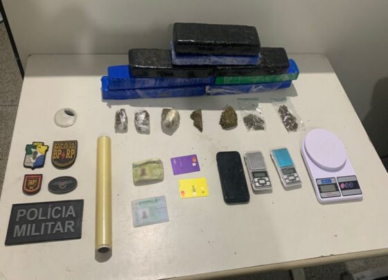 PM prende suspeito de envolvimento com o tráfico de drogas em Nossa Senhora do Socorro – P.M.S.E.