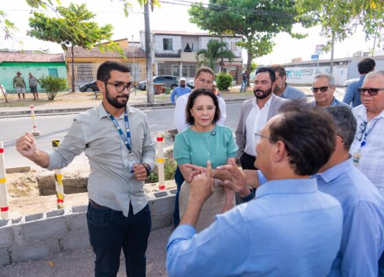 Prefeita Emília Corrêa visita obras da Avenida Visconde de Maracaju – FaxAju