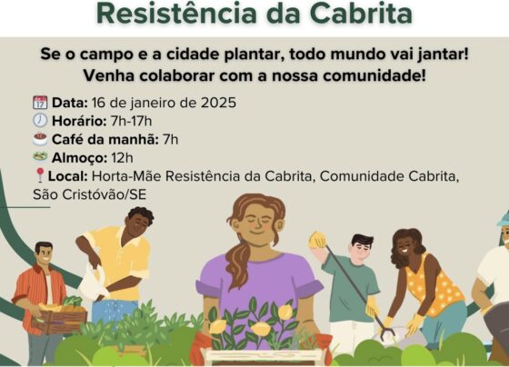 1° Mutirão Agroecológico 2025 acontece em 16 de janeiro