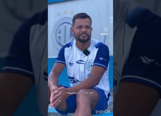Lateral Airton fala da família  e do jogo contra o CSD