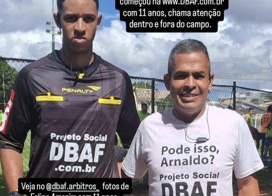 ÁRBITRO PROMISSOR DA BAHIA CHAMA ATENÇÃO PELA PERFORMANCE EM CAMPO E FORA DE CAMPO – Futebol Sergipano