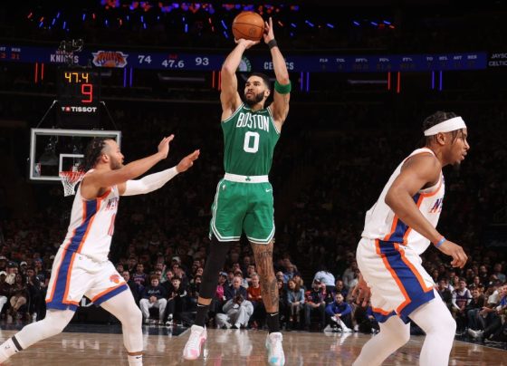 De ponta a ponta: Tatum dá show, e Celtics dominam os Knicks no Madison Square Garden