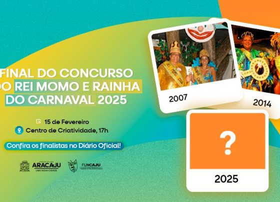 Final do Concurso do Rei Momo e Rainha do Carnaval no sábado – FaxAju