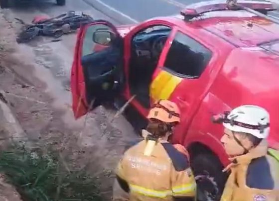 Motociclista perde controle e cai em ribanceira de 30 metros no Povoado Pedrinhas