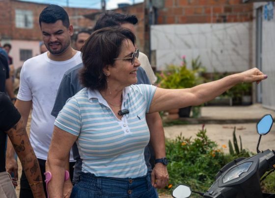 Mutirão de limpeza no Olaria é acompanhado pela prefeita Emília – FaxAju