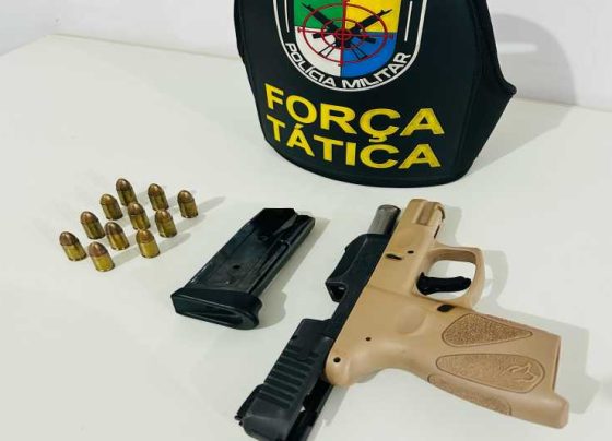 PM prende suspeito por porte ilegal de arma de fogo em Itabaiana – P.M.S.E.