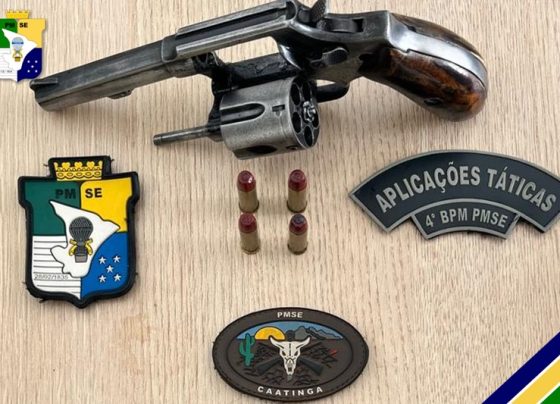 Polícia Militar apreende arma de fogo e prende homem por porte ilegal em Canindé – P.M.S.E.