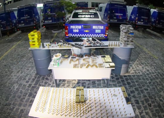 Polícia Militar apreende carreta com grande quantidade de armas, munições e drogas durante patrulhamento em Maruim – P.M.S.E.