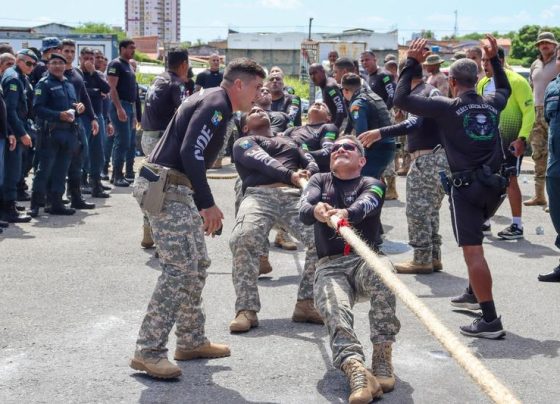 Polícia Militar encerra jogos alusivos aos seus 190 anos com competição de cabo de guerra – P.M.S.E.