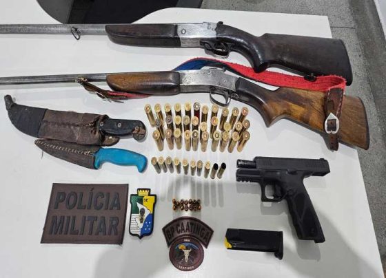 Polícia Militar prende dupla por porte ilegal de arma de fogo em Frei Paulo – P.M.S.E.