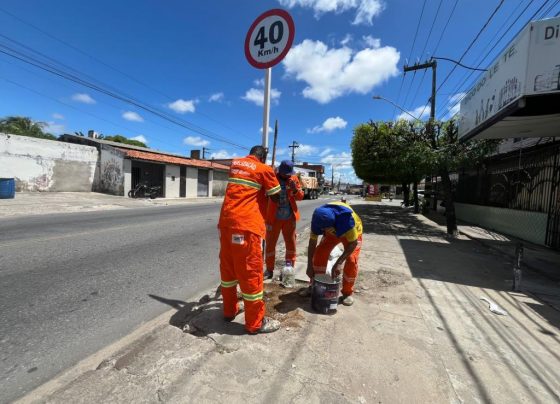 SMTT dá continuidade à sinalização na Euclides Figueiredo para segurança – FaxAju
