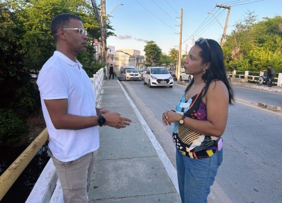 Sargento Byron pontua falta de estrutura na ponte de acesso aos conjuntos Santa Lúcia, Sol Nascente e JK – Portal Imprensa 1
