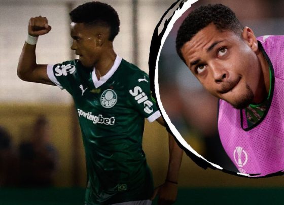 Estêvão rasga elogios a Vitor Roque e já projeta dupla de ataque no Palmeiras