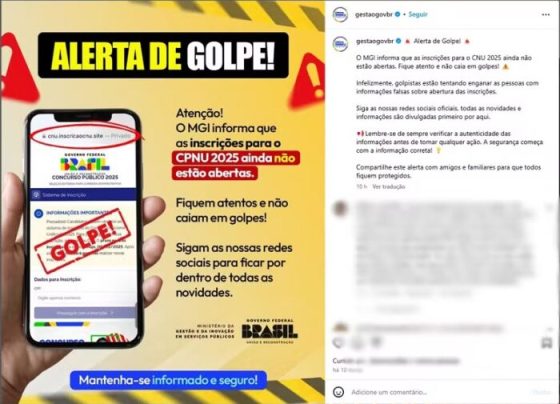 Governo alerta para golpe e diz que inscrições para o CNU 2025 ainda não começaram – AJN1