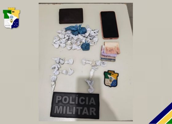 PM prende suspeito de tráfico ilícito de drogas em Lagarto – P.M.S.E.