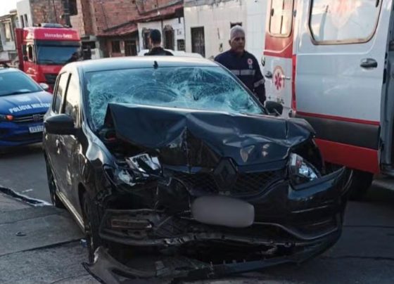 Três pessoas ficam feridas após atropelamento na Avenida Santa Gleide – FaxAju