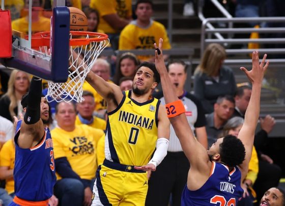 Haliburton anota triplo-duplo, e Pacers abrem 3 a 1 contra os Knicks em partida eletrizante