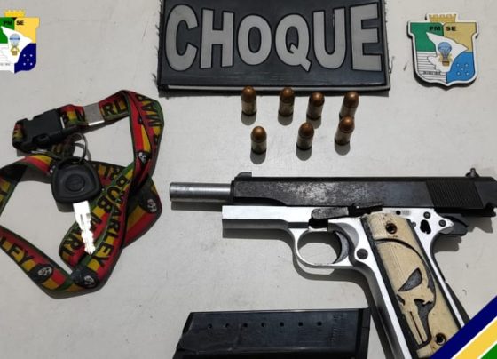 PM prende homem por porte ilegal de arma de fogo em Aracaju – P.M.S.E.