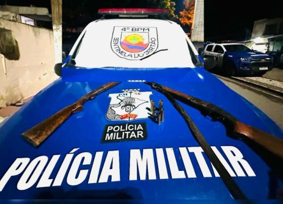 PMSE apreende duas espingardas após tentativa de homicídio em Poço Redondo – P.M.S.E.