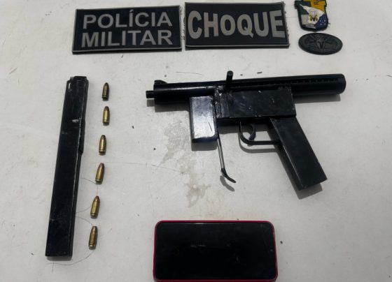PMSE prende homem com submetralhadora artesanal no Bairro Coqueiral – P.M.S.E.