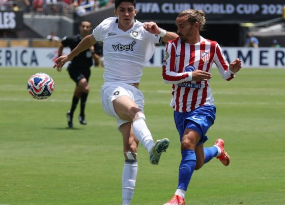 Botafogo perde do Atlético, mas vai às oitavas do Mundial em 2°