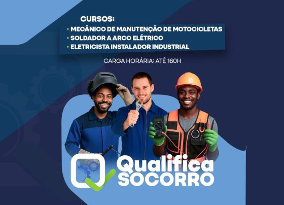 Secretaria do Trabalho e Emprego abre mais de 90 vagas em três cursos de qualificação em Socorro