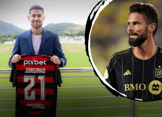 Giroud se surpreende com Jorginho no Flamengo e analisa rival do Mundial