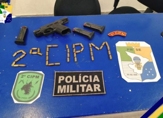 PM prede homem por porte ilegal de arma de fogo em Barra dos Coqueiros – P.M.S.E.