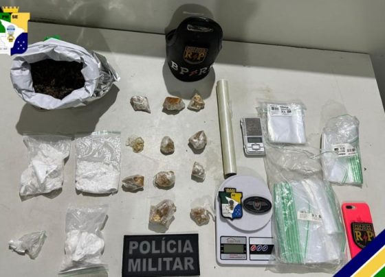 PM prende mulher por tráfico de drogas no Bairro Santos Dumont – P.M.S.E.