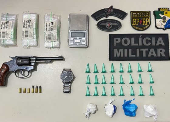 PMSE apreende arma e drogas durante operação policial em Lagarto – P.M.S.E.