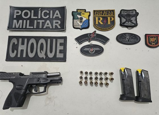 Polícia Militar prende homem por porte ilegal de arma de fogo no Bairro Jabotiana – P.M.S.E.