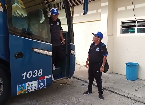 A chegada do Dragão para enfrentar o Brusque 01/06/25