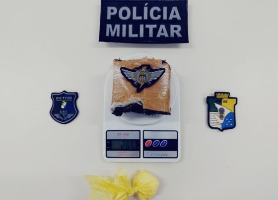 PM prende homem por suspeita de tráfico de drogas em Nossa Senhora do Socorro – P.M.S.E.