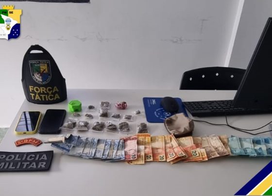 Polícia Militar prende casal por tráfico de drogas na Zona Norte de Aracaju – P.M.S.E.