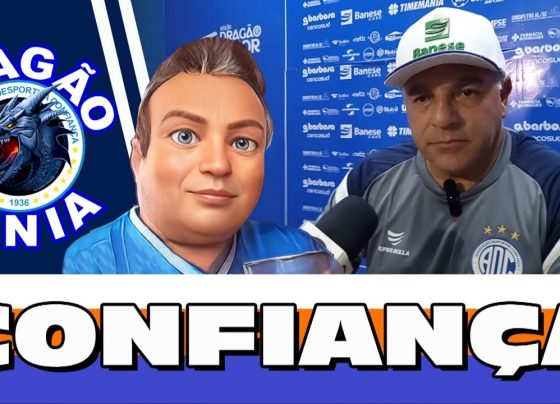 Técnico Luizinho Vieira se apresenta ao CONFIANÇA – Dragão Mania 29/04/25
