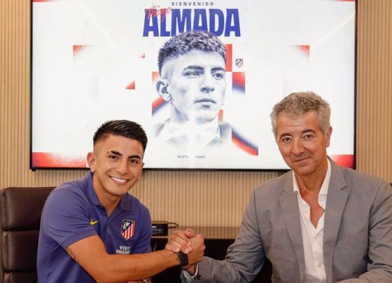 Atlético de Madrid anuncia contratação de Thiago Almada