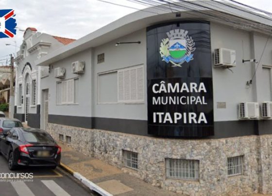 Concurso da Câmara Municipal de Itapira SP oferece salário de R$ 4,2 mil