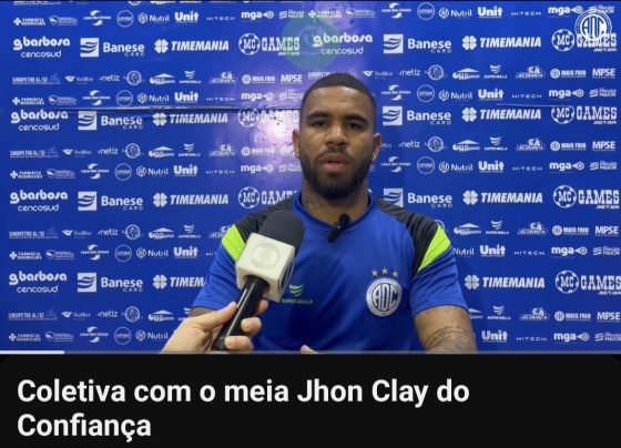 Confiança apresenta o meia Jhon Cley para reforçar o time na Série C do Brasileiro – Futebol Sergipano